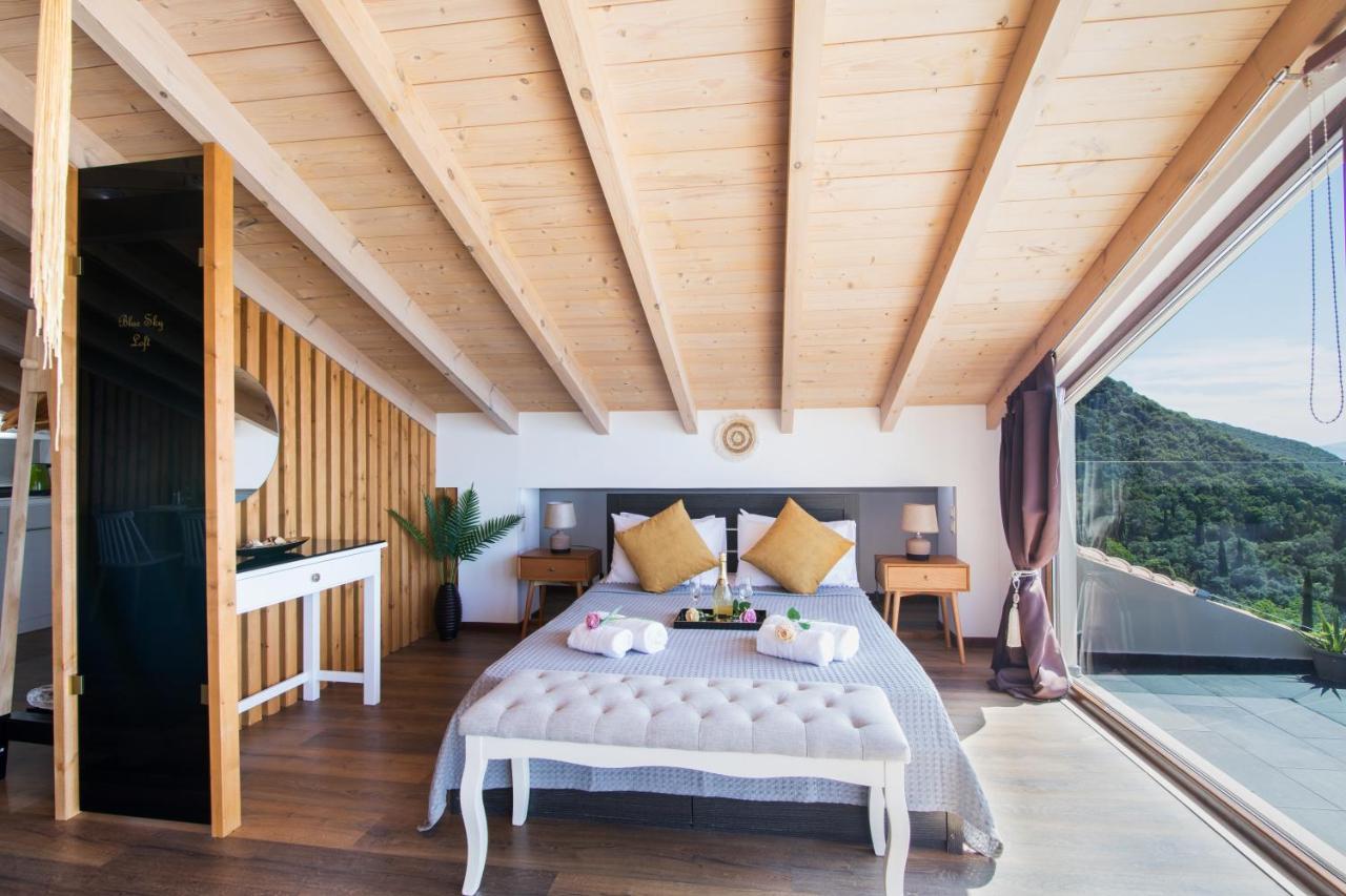 Blue Sky Loft By Corfuescapes Appartement Spartylas Buitenkant foto